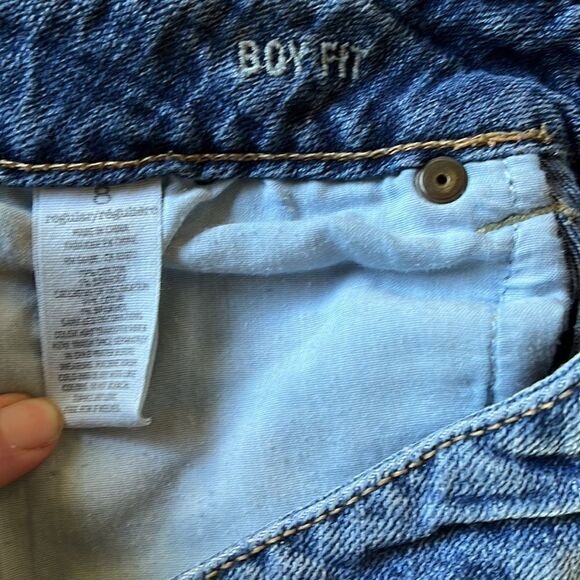 AMERICAN EAGLE SIZE 8 DISTRESSED BOYFIT “VINTAGE” JEANS - Picture 8 of 9